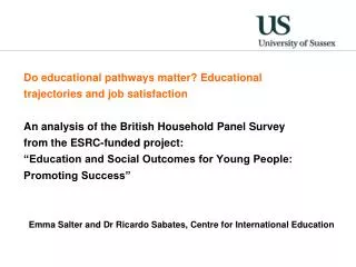 Do educational pathways matter? Educational trajectories and job satisfaction