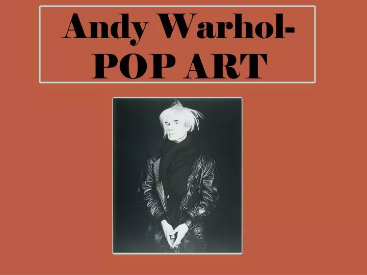 andy warhol pop art