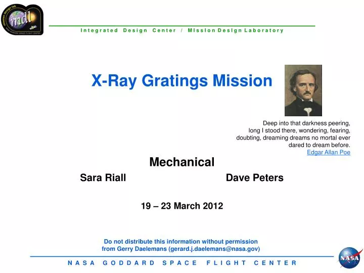 x ray gratings mission