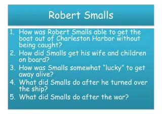 robert smalls