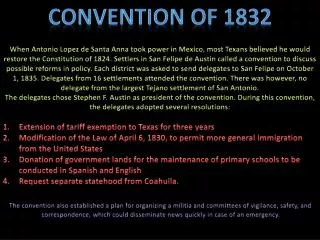 Convention of 1832