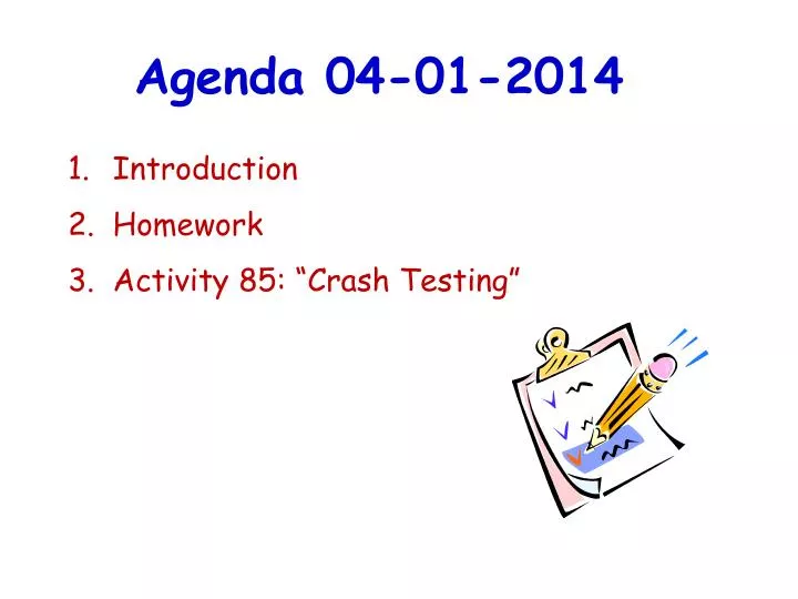 agenda 04 01 2014