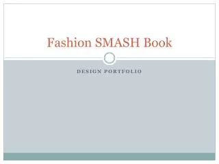 Fashion SMASH Book