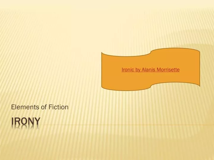 elements of fiction