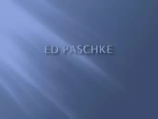 Ed Paschke