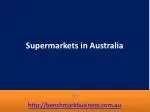 Supermarkets in Australia - slide 1