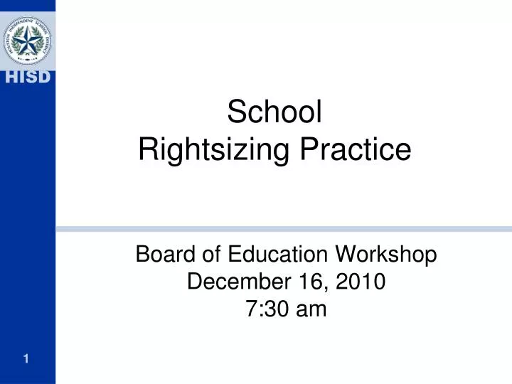 board of education workshop december 16 2010 7 30 am