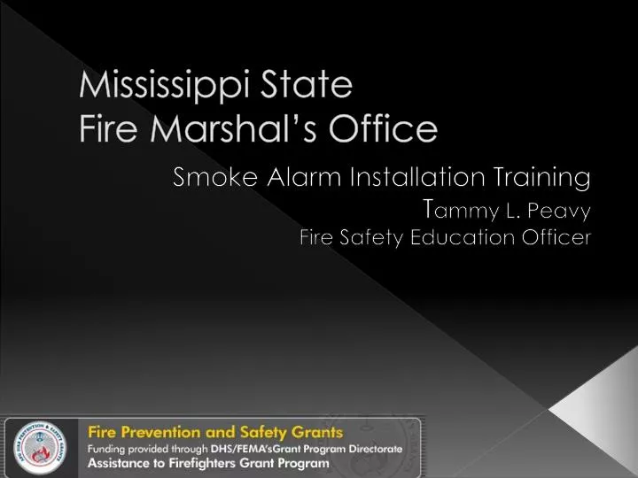 mississippi state fire marshal s office