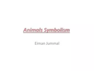 Animals Symbolism