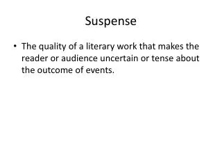 suspense