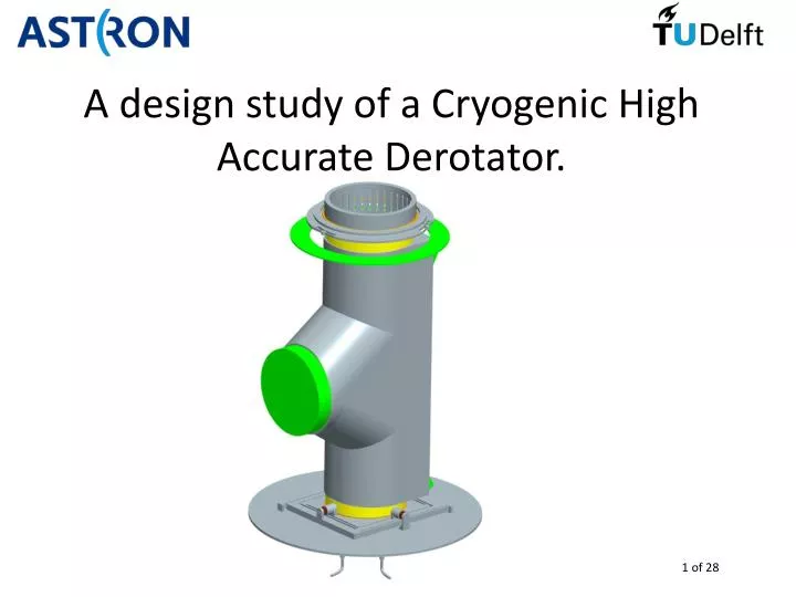 a design study of a cryogenic high accurate derotator