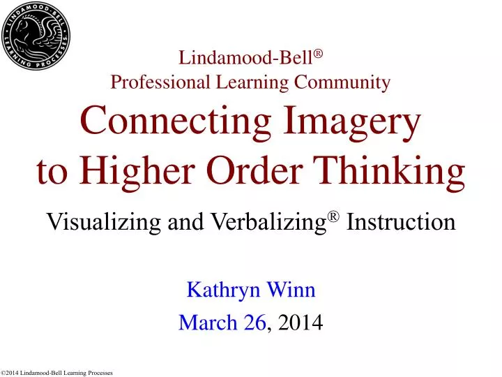 lindamood bell professional learning community connecting imagery to higher order thinking