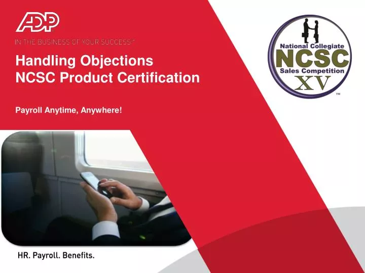 handling objections ncsc product certification