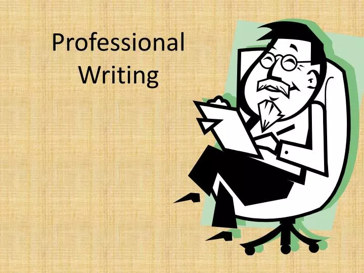 professional writing ppt
