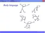 Body language - slide 1