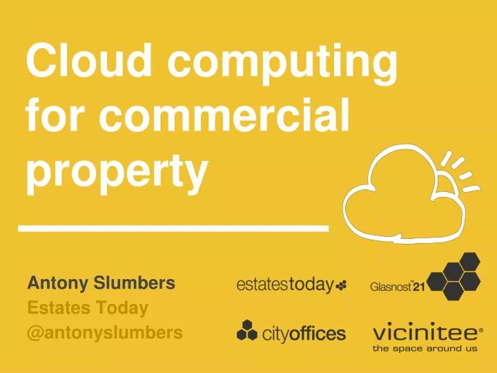 c loud computing for commercial property
