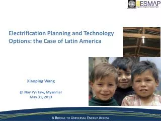 Electrification Planning and Technology Options: the Case of Latin America