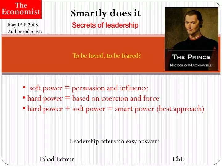smartly does it secrets of leadership