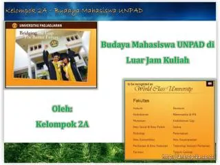 Budaya Mahasiswa UNPAD di Luar Jam Kuliah