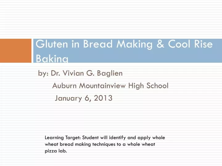gluten in bread making cool rise baking