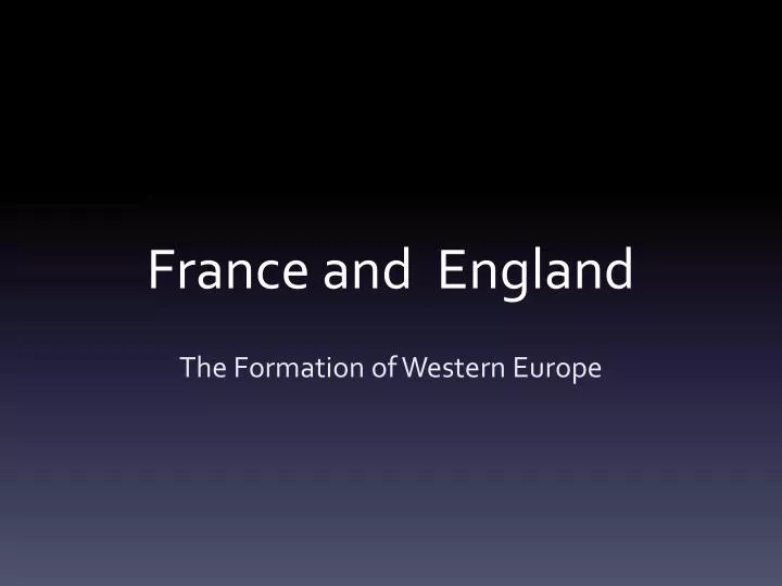 france and england