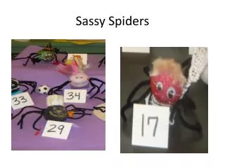 Sassy Spiders