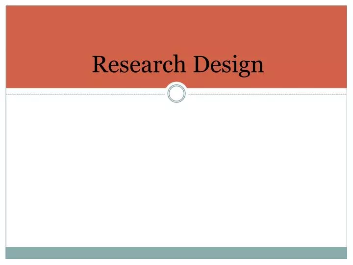 research design