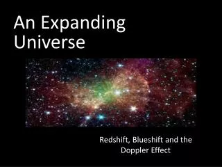 An Expanding Universe