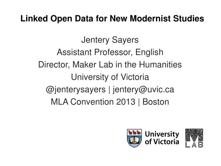 linked open data for new modernist studies