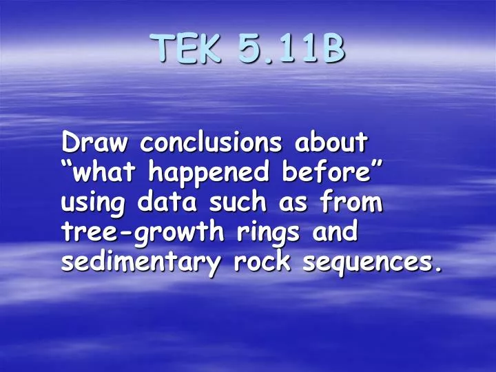 tek 5 11b