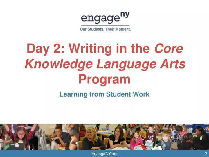 day 2 writing in the core knowledge language arts program