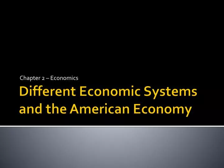 chapter 2 economics