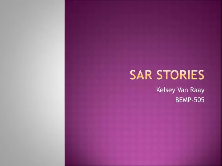 sar stories