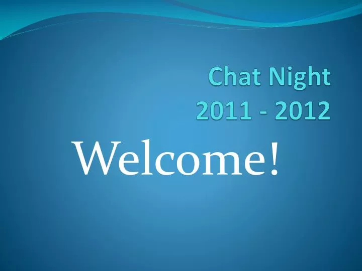 chat night 2011 2012