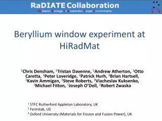 Beryllium window experiment at HiRadMat