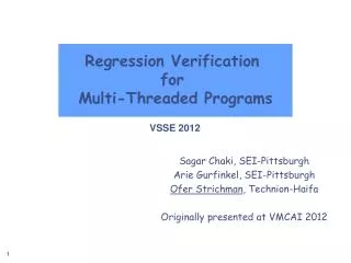 Regression Verification for Multi-Threaded Programs
