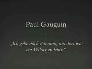 paul gauguin
