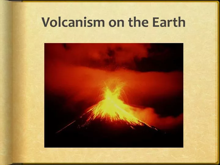 volcanism on the earth