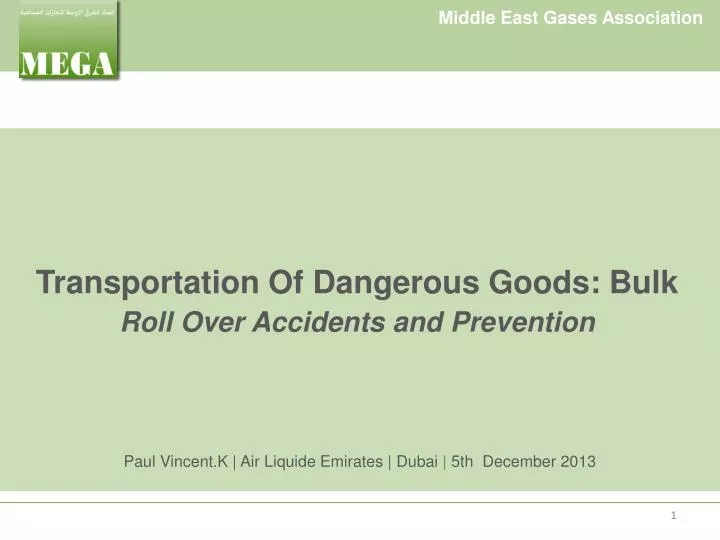 transportation of dangerous goods bulk roll over accidents and prevention