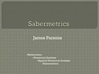 Sabermetrics
