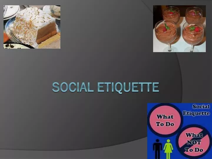 social etiquette