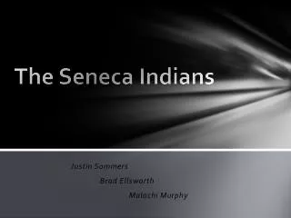The Seneca Indians