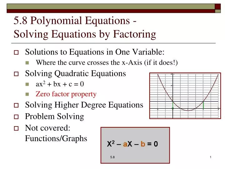 5 8 polynomial equations solving equations by factoring