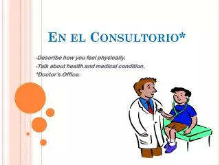 en el consultorio