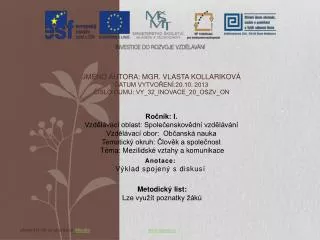 jm no autora mgr vlasta kollarikov datum vytvo en 20 10 2013 slo dumu vy 32 inovace 20 oszv on