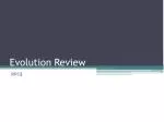 Evolution Review - slide 1
