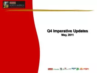 Q4 Imperative Updates May, 2011