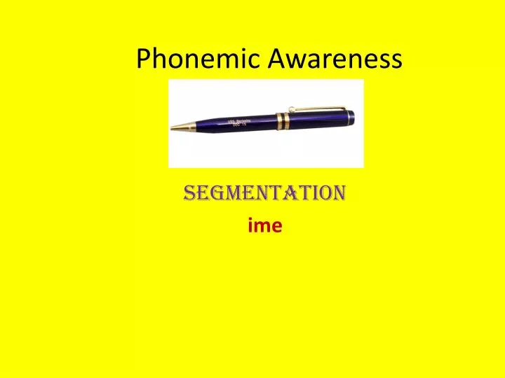 phonemic awareness