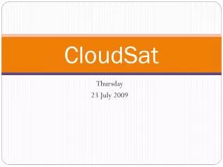 CloudSat