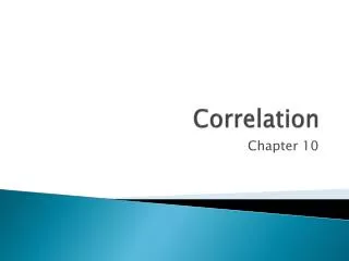 correlation